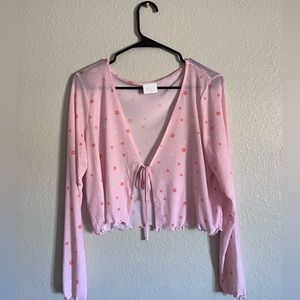 Sheer Flower Top